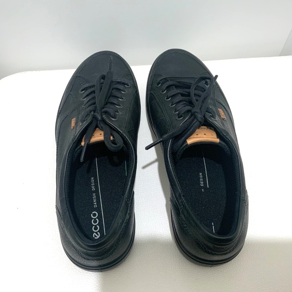 Ecco Soft 7 Men’s Black Leather Low top Sneakers Comfortable lace up loafers 10 main image 8